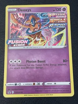 Deoxys - (Prerelease) SWSH170 SWSH: Sword & Shield Black Star Promo Pokemon TCG - Image 1