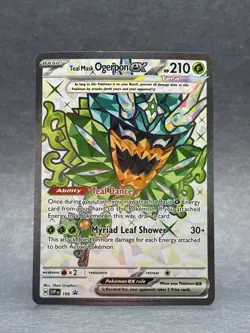Pokemon-166 Teal Mask Ogerpon ex SV Scarlet & Violet Ultra Rare Black Star Promo - Image 1