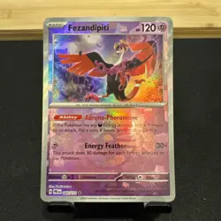 Fezandipiti Master Ball 045/131 Holo Rare - Pokemon TCG Prismatic Evolutions NM - Image 1