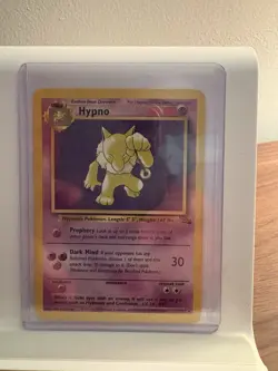 Hypno LP Fossil 23/62 Vintage Pokemon - Image 1