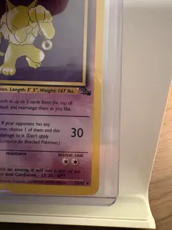 Hypno LP Fossil 23/62 Vintage Pokemon - Image 3