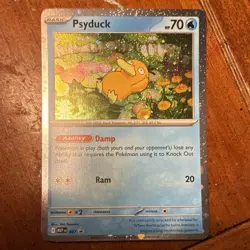 Pokemon TCG Psyduck 007 Me: Mega Evolution Promo Holo Basic 70HP Eng - Image 1