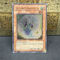 Yugioh Lifeforce Harmonizer CRMS-EN026 1st Edition Ultimate Rare NM - Image 1