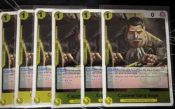 6x OP10-103 Capone Gang Bege R PLAYSET - One Piece TCG - Royal Blood English - Image 1