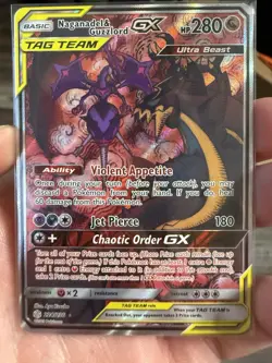 Naganadel & Guzzlord GX (Alternate Full Art) 224/236 Sm-Cosmic Eclipse Holo - Image 1