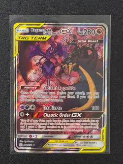 Naganadel & Guzzlord GX (Alternate Full Art) 224/236 Sm-Cosmic Eclipse Holo - Image 1