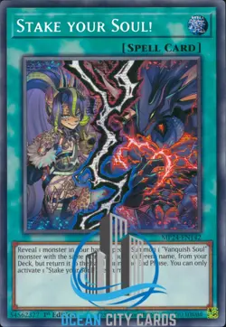 Yugioh Stake Your Soul! MP24-EN142 Prismatic Secret Rare 1st Edition - Image 1