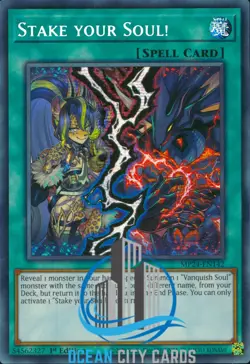 Yugioh Stake Your Soul! MP24-EN142 Prismatic Secret Rare 1st Edition - Image 5