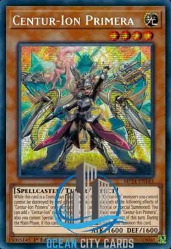 Yugioh Centur-Ion Primera MP24-EN143 Prismatic Secret Rare 1st Edition - Image 1
