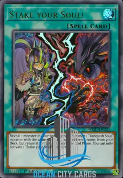Yugioh Stake your Soul! WISU-EN023 Ultra Rare Mint 1st Edition - Image 1