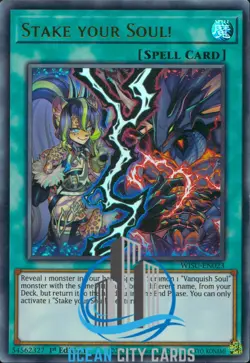 Yugioh Stake your Soul! WISU-EN023 Ultra Rare Mint 1st Edition - Image 3