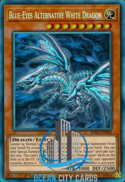 Yugioh RA02-EN010 Blue-Eyes Alternative White Dragon Collectors Rare 1st Ed - Image 1