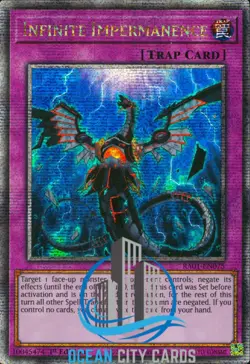 Yugioh Infinite Impermanence RA01-EN075 Quarter Century Secret 1st NM EU - Image 1