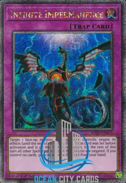Yugioh Infinite Impermanence RA01-EN075 Quarter Century Secret 1st NM EU - Image 3