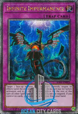 Yugioh Infinite Impermanence RA01-EN075 Quarter Century Secret 1st NM EU - Image 5