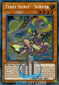 Yugioh Tenyi Spirit - Suruya SUDA-EN021 Secret Rare Near Mint 1st Edition - Image 1