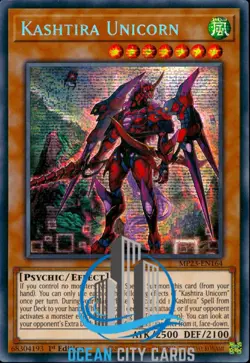 Yugioh Kashtira Unicorn MP23-EN164 Prismatic Secret Rare 1st Edition - Image 3