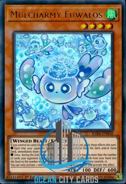Yugioh Mulcharmy Fuwalos RA04-EN050 Ultra Rare 1st Edition - Image 1