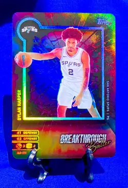 2025-26 Topps Match Attax Foil Dylan Harper Breakthrough Baller #BB DH RC SPURS - Image 1