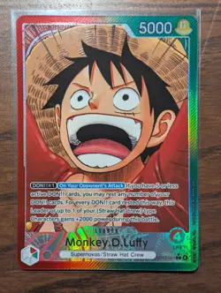 Monkey.D.Luffy (001) (Alternate Art) Foil L Carrying On His Will OP13-001 NM - Image 1