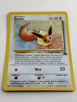 Eevee 11/53 Wotc Black Star Promo Holo Pokemon NM/LP - Image 5