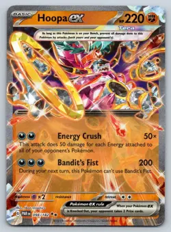 HOOPA EX 098/182 DOUBLE RARE PARADOX RIFT POKEMON LP GRAPHICS - Image 1