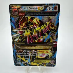 Pokemon TCG Primal Groudon EX Full Art Holo Ultra Rare Primal Clash 151/160 240… - Image 1
