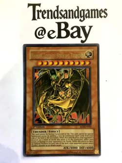 YUGIOH - HAMON, LORD OF STRIKING THUNDER - 1ST. ED - ULTRA RARE - GOOD SOI-EN002 - Image 1