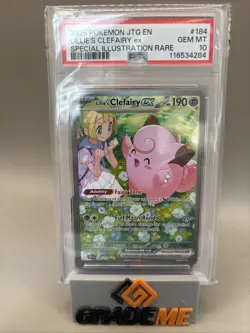 PSA 10 GEM Mint - Lillie's Clefairy #184 Pokemon Journey Together, Graded - Image 1