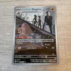 Pokemon TCG Team Rocket's Dugtrio 239/217 ASCEN Holo EN Rare Stage 1 HP100 - Image 1