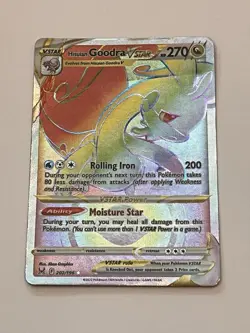 Hisuian Goodra VSTAR 202/196 Rainbow Rare Lost Origin Pokemon NM - Image 1