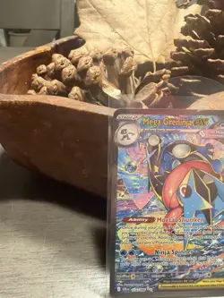 Mega Greninja ex 116/086 Special Illustration Rare SIR Chaos Rising Pokemon NM - Image 2