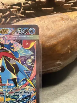 Mega Greninja ex 116/086 Special Illustration Rare SIR Chaos Rising Pokemon NM - Image 3