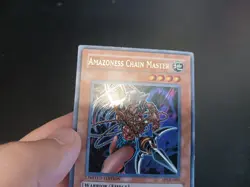YuGiOh Amazoness Chain Master SP1-EN002 Ultra Rare Limited Edition LP - Image 2