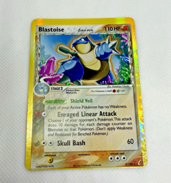 Blastoise 2/100 EX Crystal Guardians Reverse Holo Delta Species HP/DMG Pokemon - Image 3