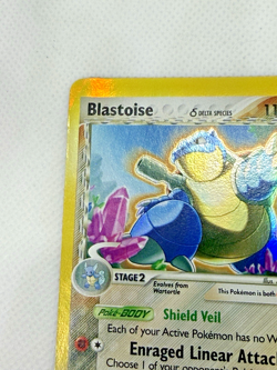 Blastoise 2/100 EX Crystal Guardians Reverse Holo Delta Species HP/DMG Pokemon - Image 5