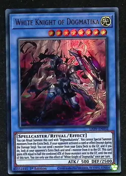 White Knight of Dogmatika - LIOV-EN032 - Ultra Rare - 1st Edition - Yugioh - Image 1