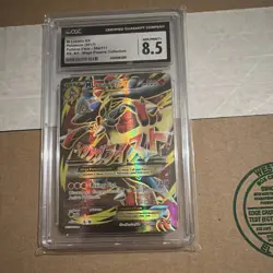 CGC 8.5 M Lucario EX Furious Fists 55a/111 Full Art Holo English 2017 - Image 1