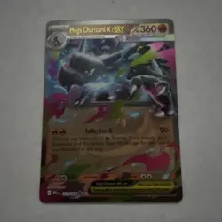 Mega Charizard X EX 013/094 double Rare ex Holo Pokemon - Image 1