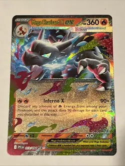 Mega Charizard X EX ME02: Phantasmal Flames 013/094 Double Rare Holo Pokemon - Image 1