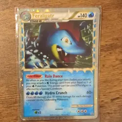 Pokemon Feraligatr PRIME Holo HGSS07 Stage 2 140 HP-D 2010 - Image 1
