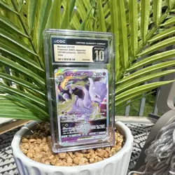 Pokemon Mewtwo VSTAR CGC Pristine 10 Holo Japanese VSTAR Universe 051/172 - Image 1