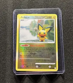 Pokemon Pichu 93/123 Diamond and Pearl Promo Holo 40 HP 2007 English - Image 1