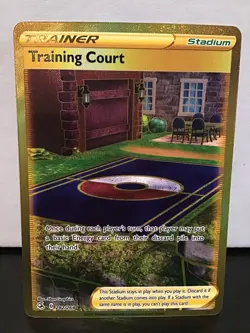 Training Court 282/264 Secret Rare Pokemon Fusion Strike Holo Gold - Image 1