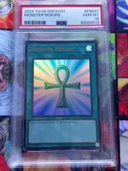 PSA 10 Yugioh Monster Reborn KC01-EN037 25th Anniversary Kaiba Briefcase English - Image 1