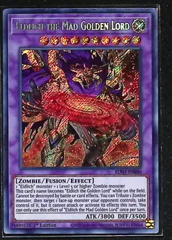 Eldlich the Mad Golden Lord - BLVO-EN040 - Secret Rare- 1st Edition - Yugioh - Image 1