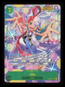 Uta EB03-061 Extra Booster: One Piece Heroines Edition - Alt Art NM Foil - Image 1
