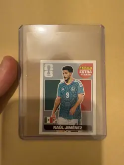 Raul Jimenez Panini World Cup 2026 Extra Sticker - Silver - Image 1