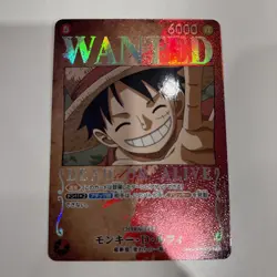 Monkey D. Luffy ST01-012 SR SP Wanted Poster Mighty Enemies ONE PIECE Card JP - Image 1