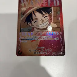 Monkey D. Luffy ST01-012 SR SP Wanted Poster Mighty Enemies ONE PIECE Card JP - Image 2